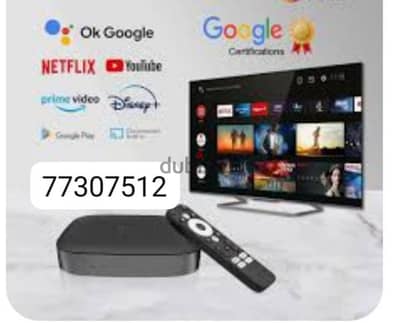 New 5G Tv Box with 1year subscription