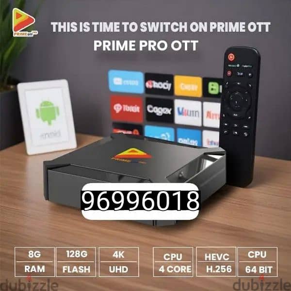 New Android box with 1year subscription 0