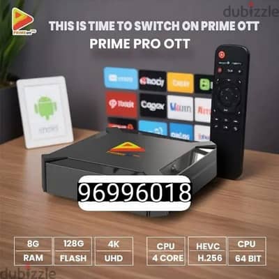 Black model android smart Box all country Channel work with 1YEAR Subs