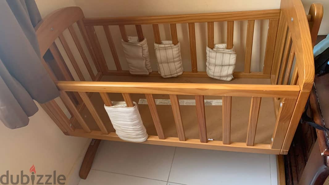 Wooden Baby crib 2