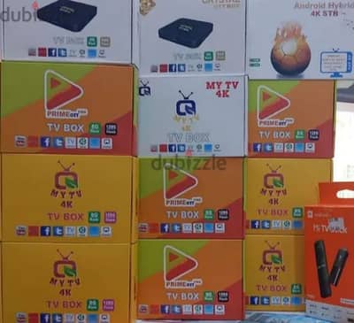 Yellow model android smart Box all country Channel work with 1YEAR Sub