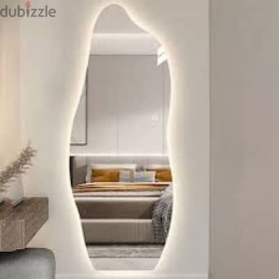 Beautifull light mirror Hanging + stand