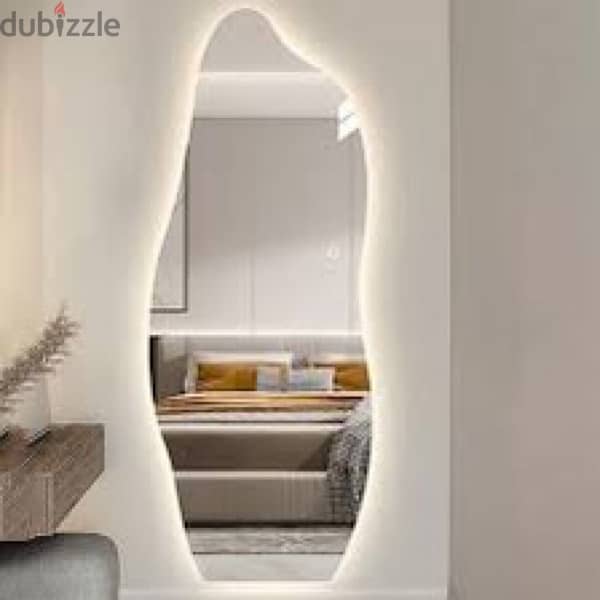 Beautifull light mirror Hanging + stand 0