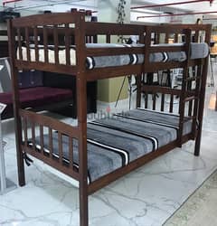 Bunk bed, bought from DANUB furniture,2 Mattresses included-Ghubra