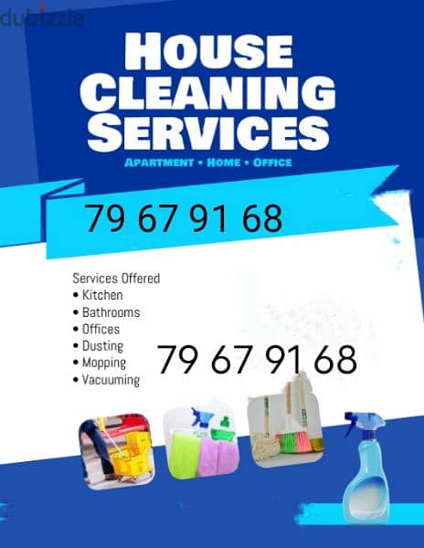 villa & apartment & office & coffe shop deep cleaning service 0