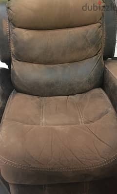 كرسي إسترخاء جلد Single seater recliner sofa