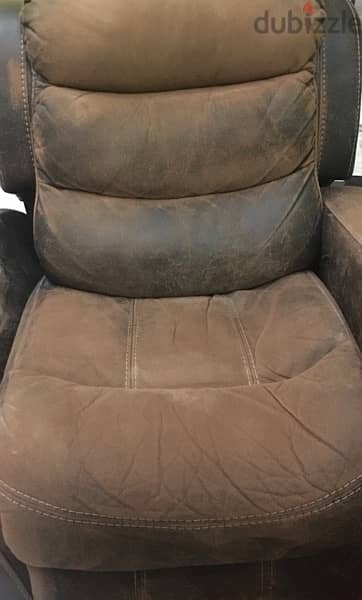 كرسي إسترخاء جلد Single seater recliner sofa 0