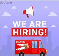 we are  hiring  delivery man. whatsapp 78090694