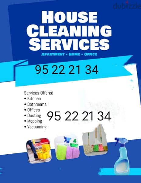 Professional villa office shops restaurant house deep cleaning service 0