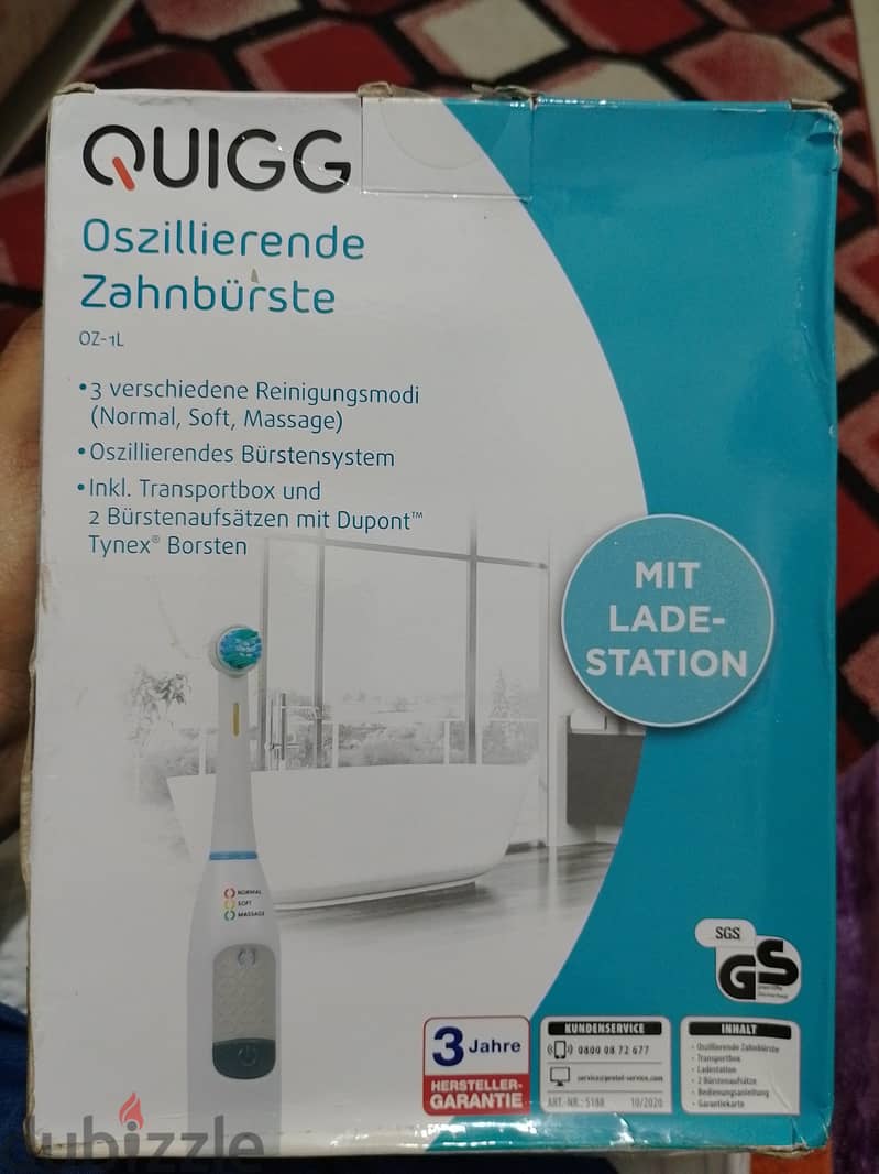 Quigg Germany branded electric brush 3