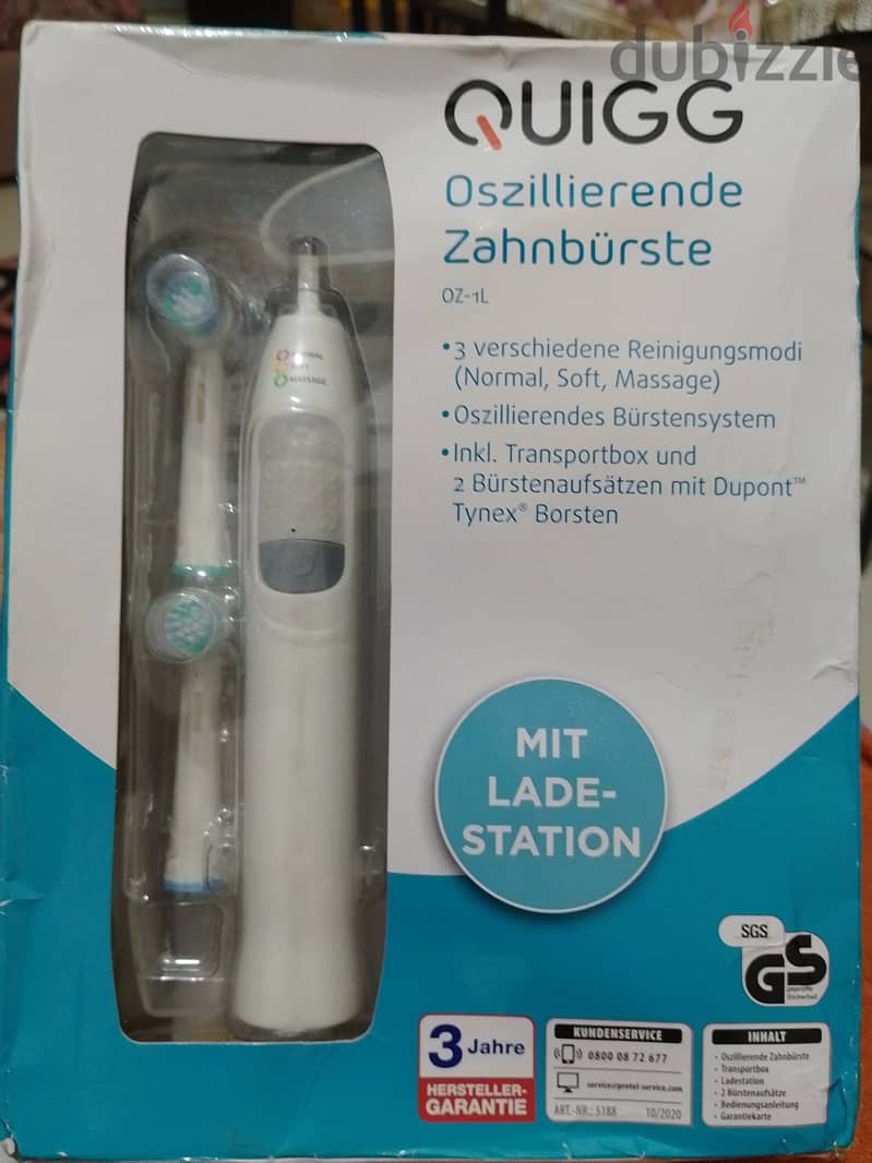 Quigg Germany branded electric brush 4