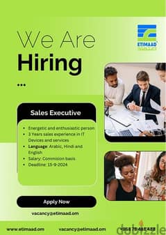 Required Sales Executive