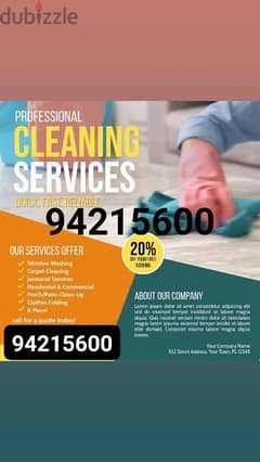 House cleaning villa office apartment & kitchen deep cleaning service 0