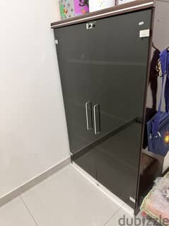 Used glass cupboard