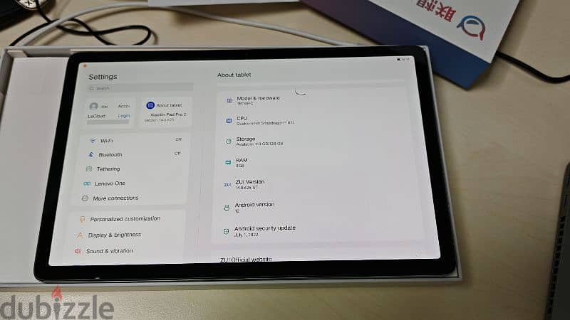 Lenovo Pad 11 Pro OLED 128/8GB 1