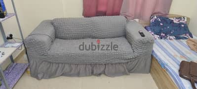 2 seater sofa & storage racks for sale 0