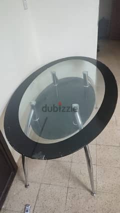 glass table double mini 0