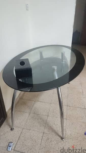 glass table double mini 2