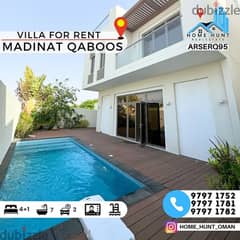 MADINAT QABOOS | 4+1 LUXURIOUS VILLA FOR RENT WITH PRIVATE POOL