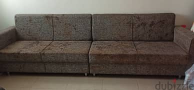 double seat 2 ps sofa set for  sale