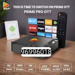 new 5G&4K tv Box with One year subscription