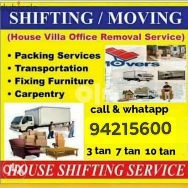 House shifting furniture fixing and transport packing material supplir 0