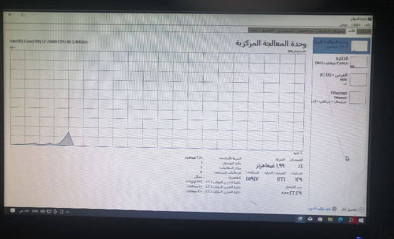 كمبيوتر HP Compoq 8200 elite convertible Minitower للبيع. 8