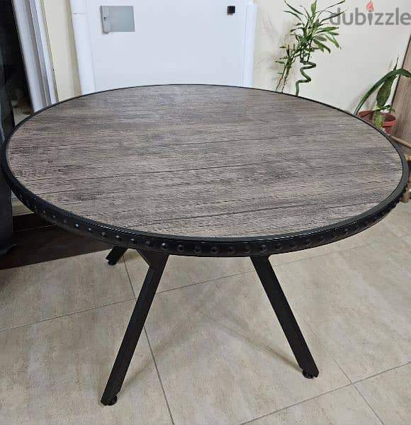 Round table from home center 1