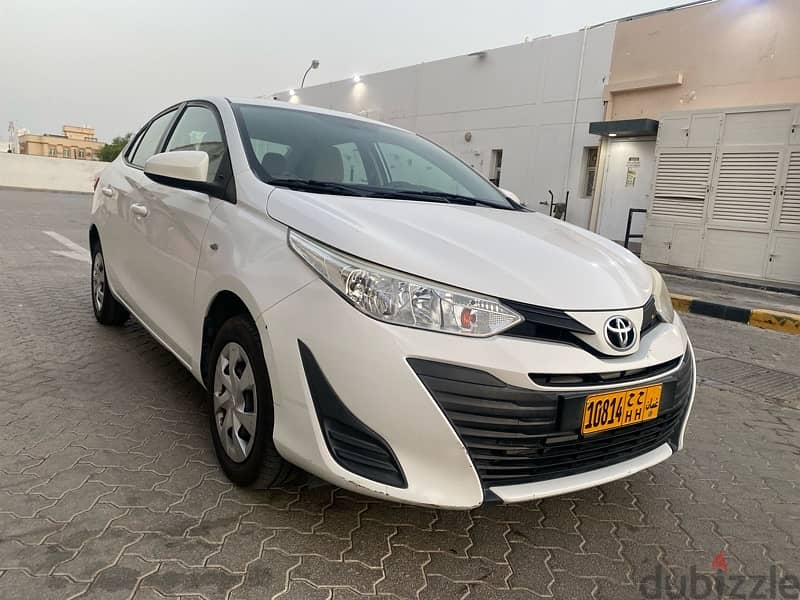 Toyota Yaris 2019 GCC Oman in perfect condition 1