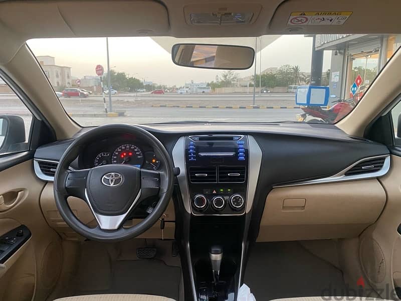 Toyota Yaris 2019 GCC Oman in perfect condition 4