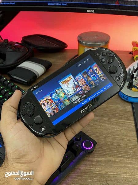 Playstation vita portable jailbreakon with 128 gb memory card 30 games 4