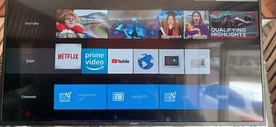 Sony Smart 4k 50inch Led tv good condition for sale 0