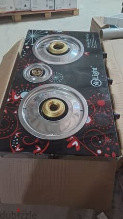 3 burner gas stove available