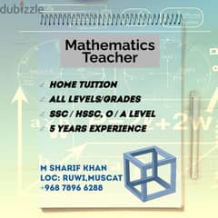 Mathematics Teacher: Ruwi, Muscat