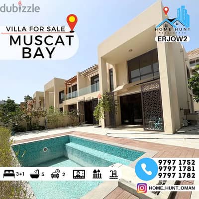 MUSCAT BAY | MODERN 3+1BR WATERFRONT VILLA FOR SALE