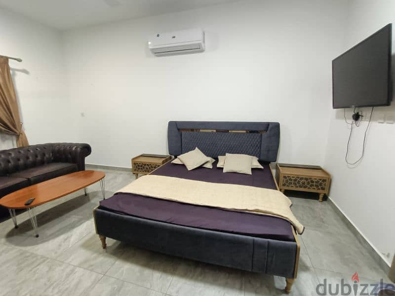 studio flat fully furnished including all bills غرفه وحمام ومطبخ مفروش 1