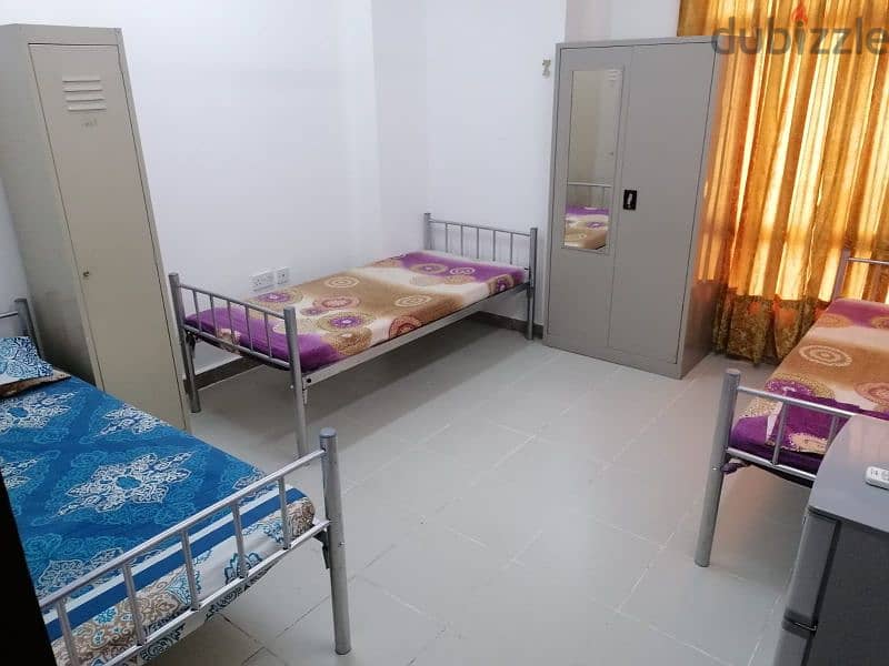 Bed Space For Rent 35 OMR. For Muslim Male Only Indain & Pakistani 4