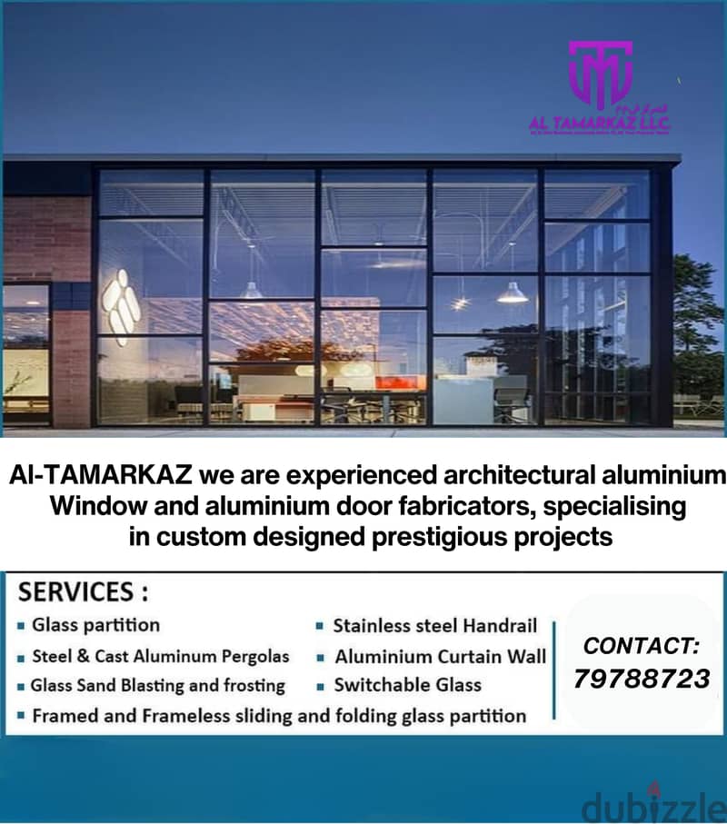 We do all kinds of aluminum-upvc-steel & glasswork as a contractor 4