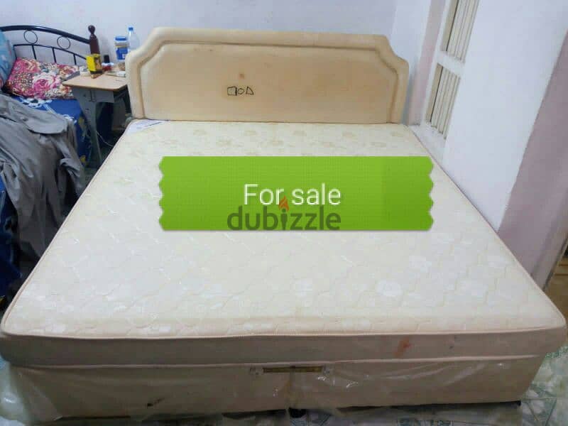 doubel bed with matters for sale size 190×180 phone number 96474528 3