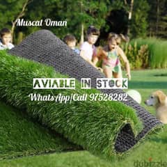 We have Artificial Grass glossy stones Natural soil in Muscat