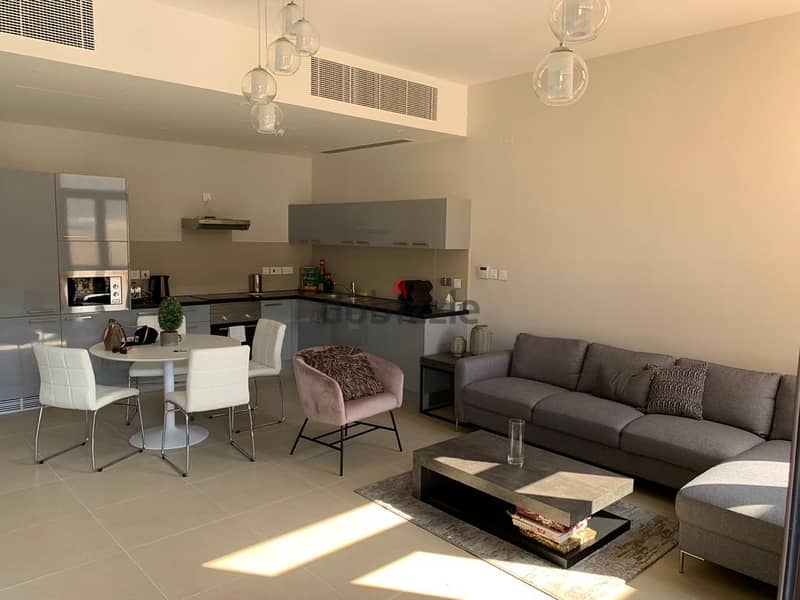 1 BR Fully Furnished Apartment in Muscat Bay 4