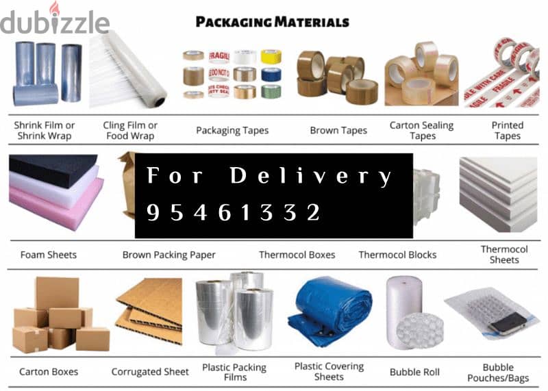 Packaging Material Boxes Stretch roll Bubble Roll Foam Paper bundle 0