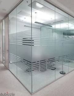 I will do all type glass partition door gypsum decor paint carpenter