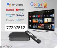 Google Tv Setup Box with one Year Ip_Tv subscription