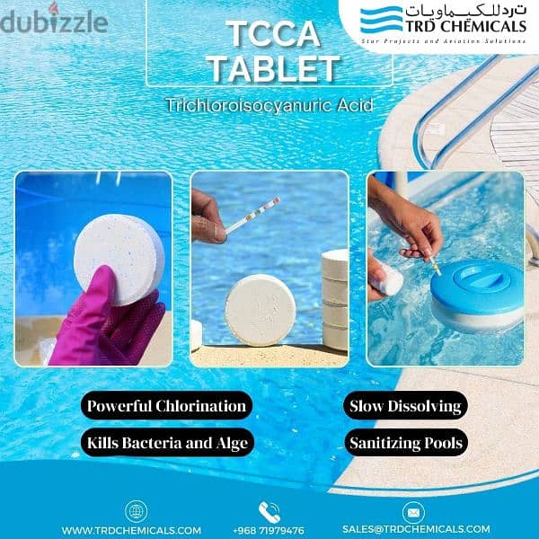 TCCA Chlorine Tablets - Easy Pool Care for Crystal Clear Water! 4