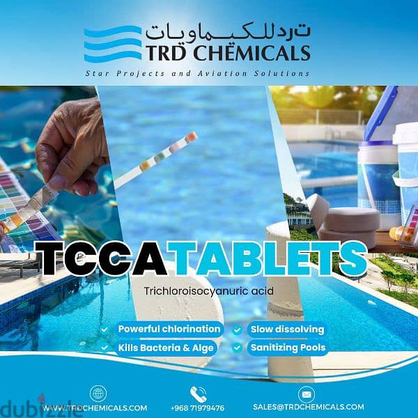 TCCA Chlorine Tablets - Easy Pool Care for Crystal Clear Water! 5