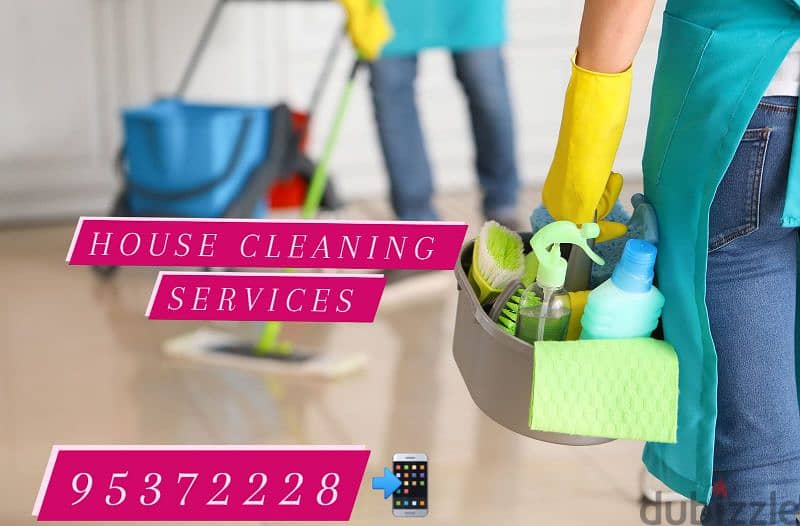 House cleaning villa office apartment & kitchen deep cleaning service 0