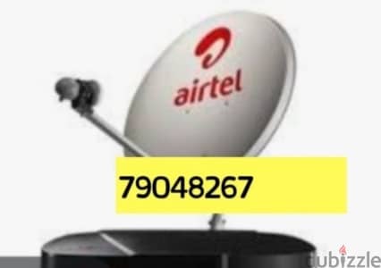 Home service  Nileset Arabset Airtel DishTv osn fixing