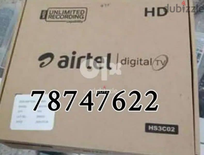 new HD Airtel setup box with Hindi Tamil malayalam Telugu sports 0