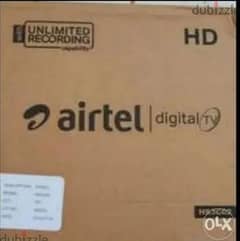 new HD Airtel setup box with Hindi Tamil malayalam Telugu sports